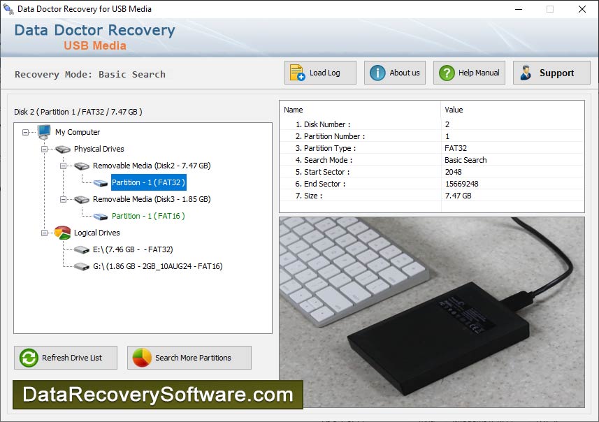 Data Recovery Software for USB Media