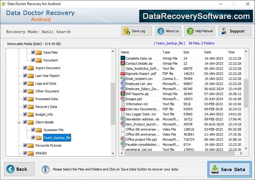 DDR Android Data Recovery Software