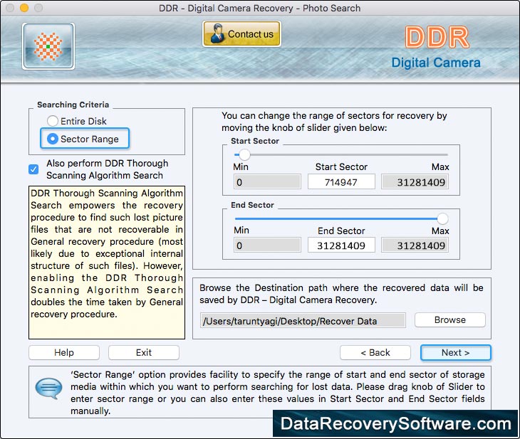 Digital Camera Data Recovery Software