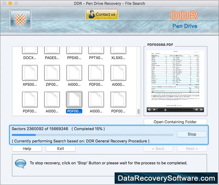 required extension type Mac Pendrive Data Recovery Software