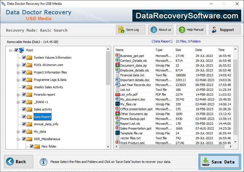 Data Recovery Software for USB Digital Storage
